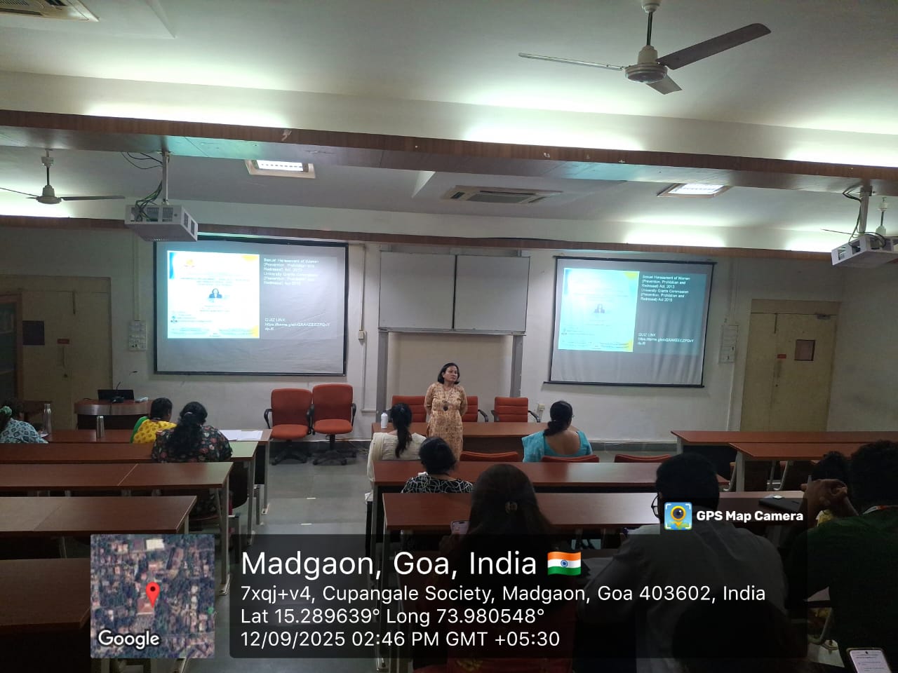 POSH Awareness session for faculty- Ms. Juliana Lohar